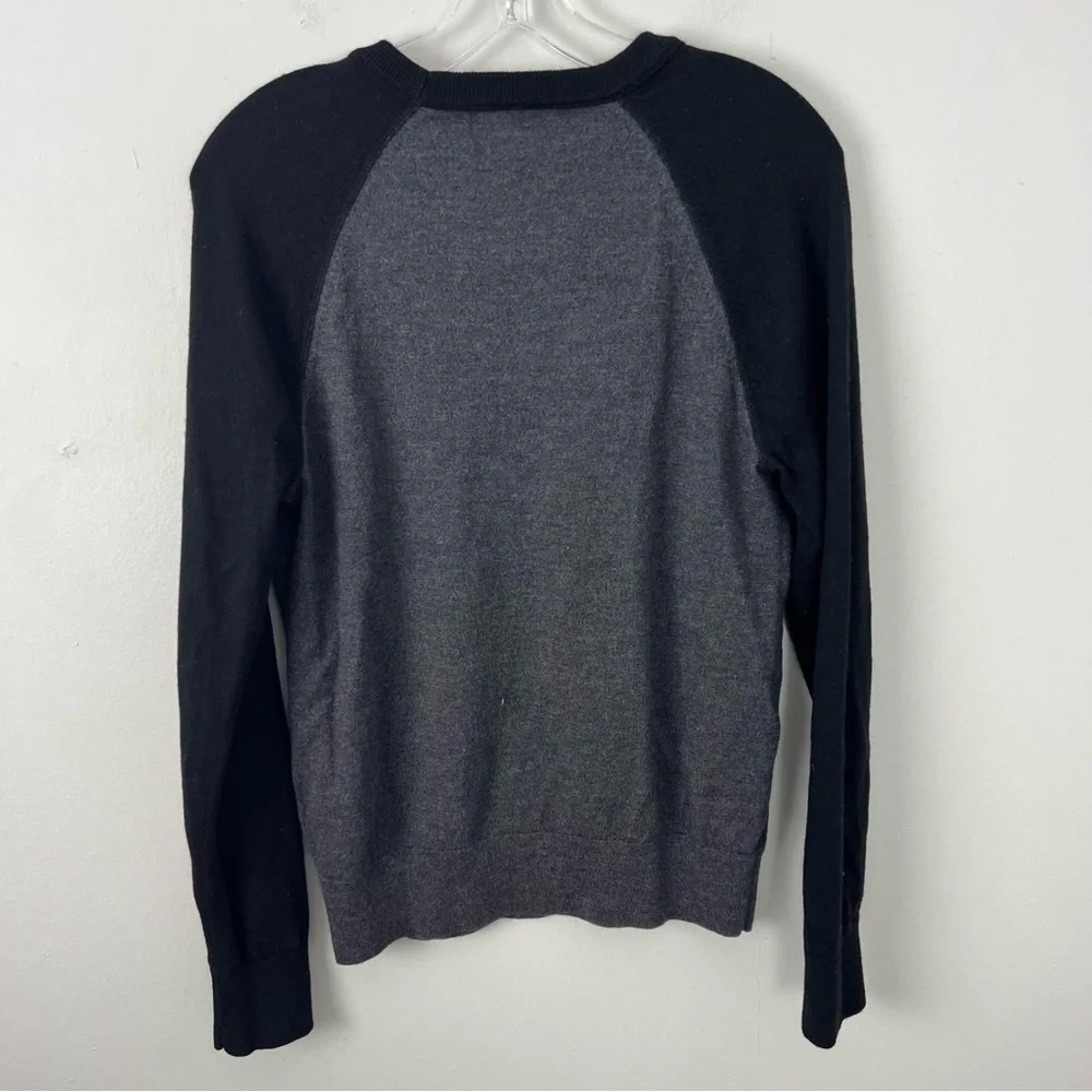 Banana Republic 100% Italian Fine Merino Wool Raglan Crewneck Sweater